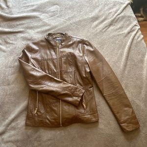 Faux Leather Jacket